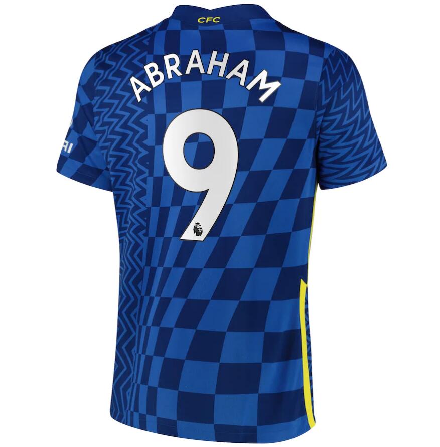 2021/22 Chelsea Home Kit Soccer Jersey Abraham 9 printing